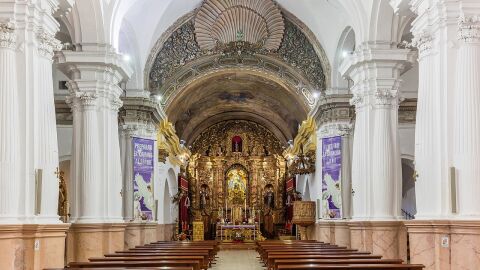 Interior de la iglesia de Nuestra Señora de África, Ceuta, España