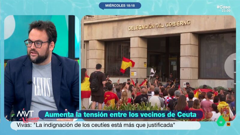 Jos&eacute; Enrique Monrosi afirma que dejar de lanzar "mensajes irresponsables" ayudar&iacute;a a encauzar la situaci&oacute;n de Ceuta
