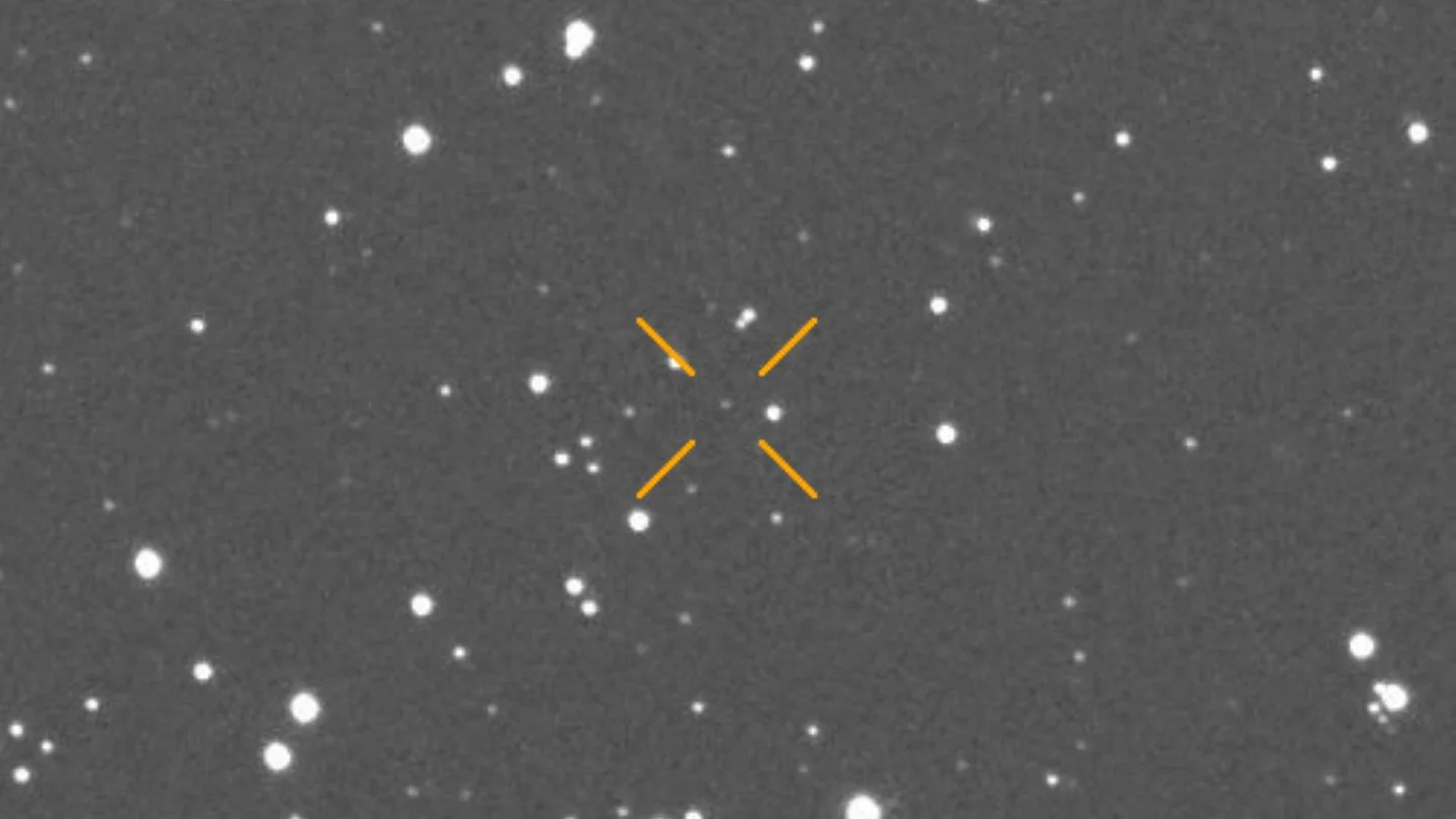 Imagen del objeto 2026 PC6 captada por el telescopio ATLAS-Teide Imagen del objeto 2026 PC6 captada por el telescopio ATLAS-Teide