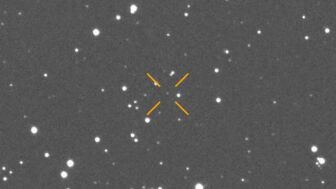 Imagen del objeto 2026 PC6 captada por el telescopio ATLAS-Teide