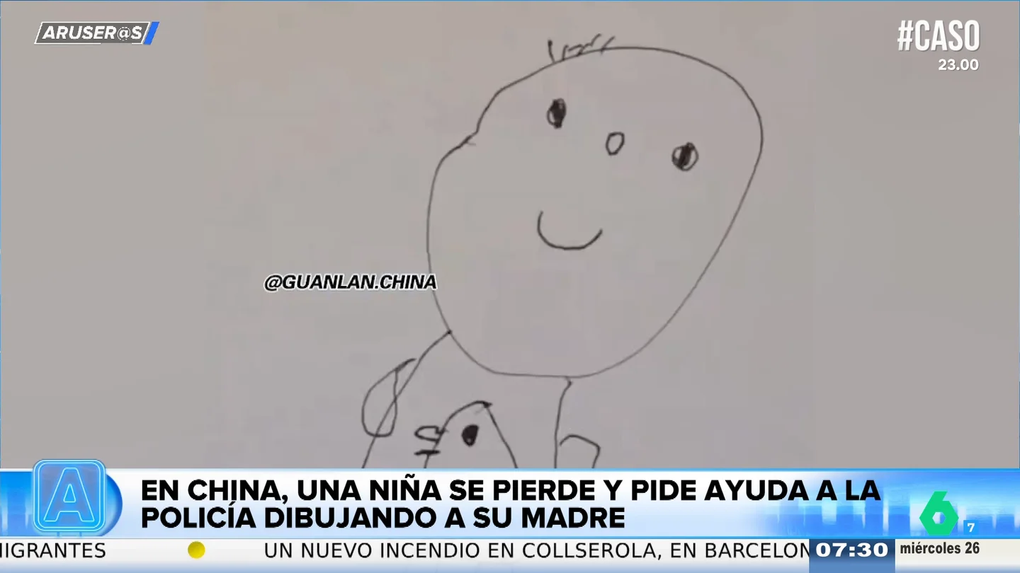 Una niña se pierde y realiza a la Policía un cómico retrato de su madre: "Parece Mr. Potato" Una niña se pierde y realiza a la Policía un cómico retrato de su madre: "Parece Mr. Potato"