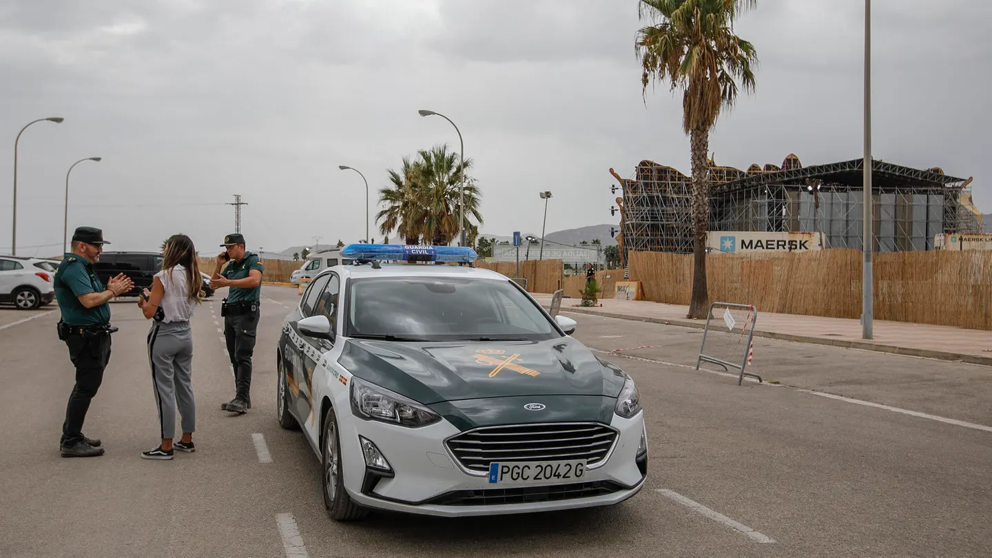 Imagen de archivo de un coche de la Guardia Civil en Cullera (Valencia) Imagen de archivo de un coche de la Guardia Civil en Cullera (Valencia)