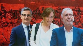 Los ministros F&eacute;lix Bola&ntilde;os, M&oacute;nica Garc&iacute;a y &Aacute;ngel V&iacute;ctor Torres