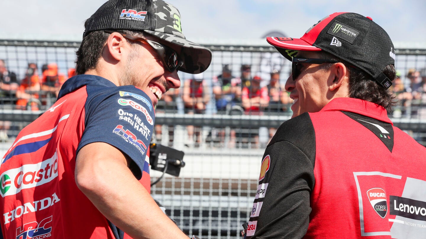 Joan Mir y Marc M&aacute;rquez