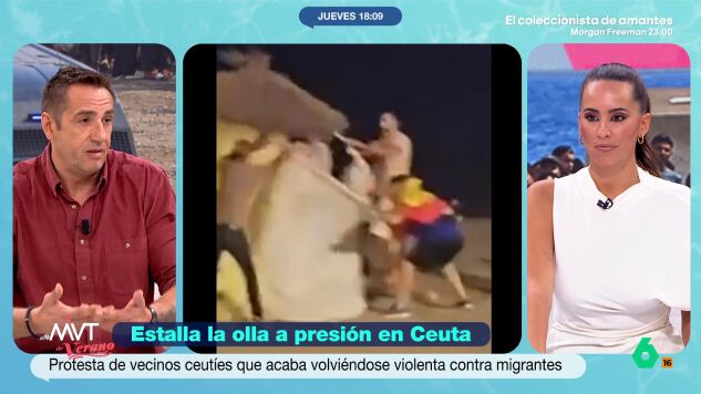 "A m&iacute; no se me ocurre salir de mi casa a desbaratarle la choza a una persona que se ha jugado la vida por tener, alg&uacute;n d&iacute;a, las oportunidades que tengo yo ahora", afirma Emilio Delgado, que analiza en M&aacute;s Vale Tarde las protestas en Ceuta.