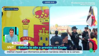 El periodista analiza el ataque se ha producido en el campamento de migrantes situado en la playa del Trampol&iacute;n, en Ceuta. 