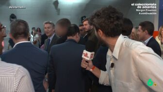 En el foro Tale&ntilde;to Espa&ntilde;a, Isma Ju&aacute;rez preguntaba a los pol&iacute;ticos por sus talentos ocultos. Al no conseguir una respuesta de Alberto N&uacute;&ntilde;ez Feij&oacute;o, el reportero se propon&iacute;a que al menos se hiciera una foto con dos simpatizantes.