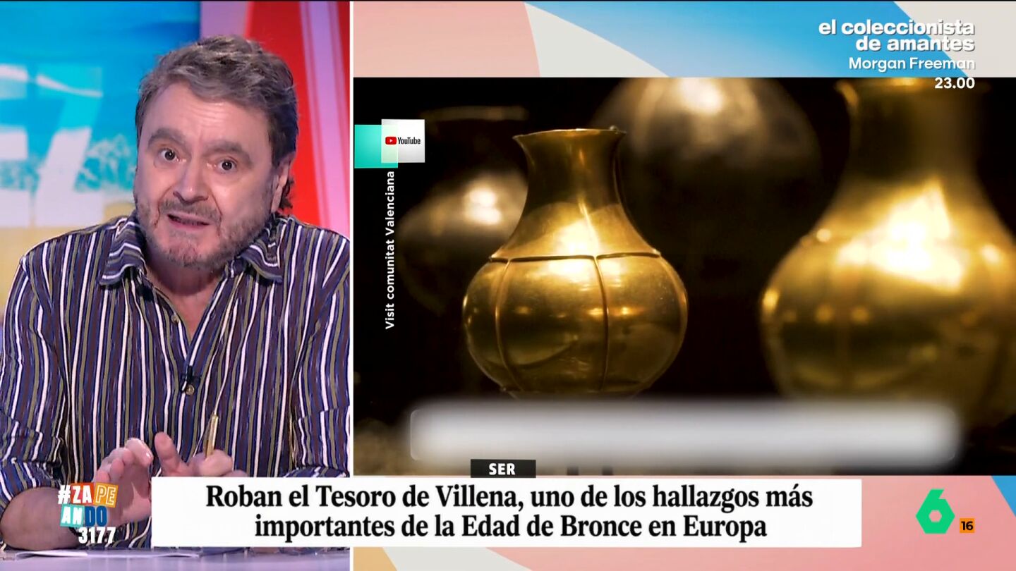 El periodista indica que se conocen, por el momento, pocos datos sobre este robo. Como indica, han desaparecido piezas de oro, plata, &aacute;mbar y hierro, fechadas en torno al a&ntilde;o 1.000 a.C.