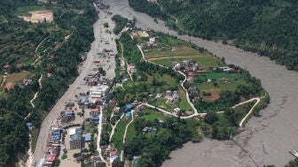 Riadas en Nepal
