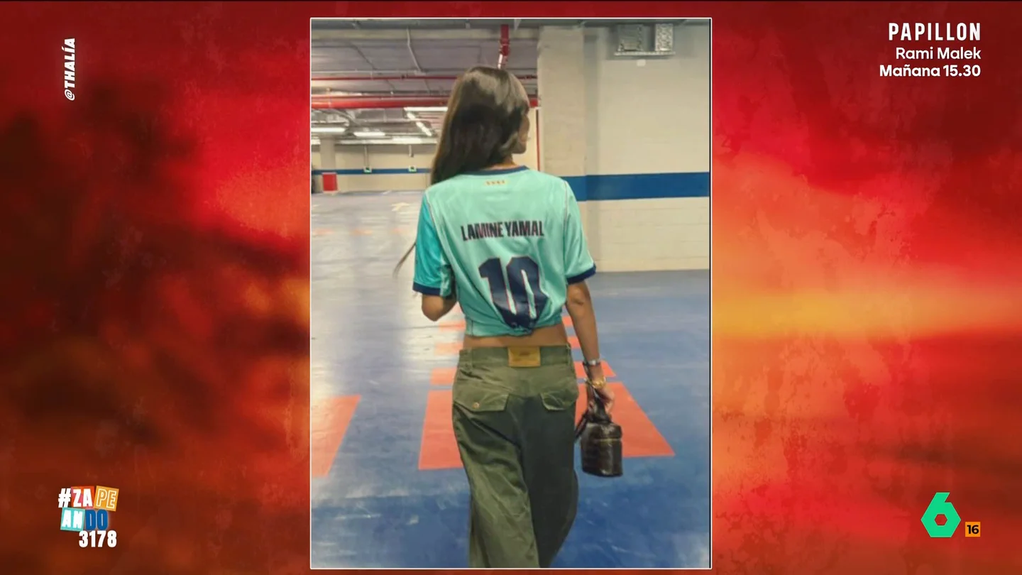 Iñaki Urrutia sugiere a Inés García que llame a Lamine Yamal "mi pequeño nugget": "Así se gana al novio y al suegro" La influencer ha subido a sus redes sociales una fotografía con la camiseta de su chico y el futbolista no ha dudado en dejarle un comentario muy especial en la imagen.