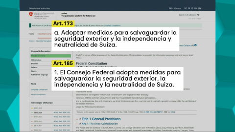Suiza se juega su neutralidad en un refer&eacute;ndum en septiembre con Rusia pendiente del resultado