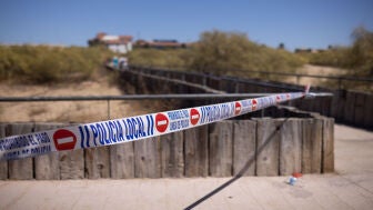 Im&aacute;genes de donde ha sido localizado el cad&aacute;ver de la v&iacute;ctima. A 28 de agosto de 2026 en Isla Cristina, Huelva (Andaluc&iacute;a, Espa&ntilde;a).