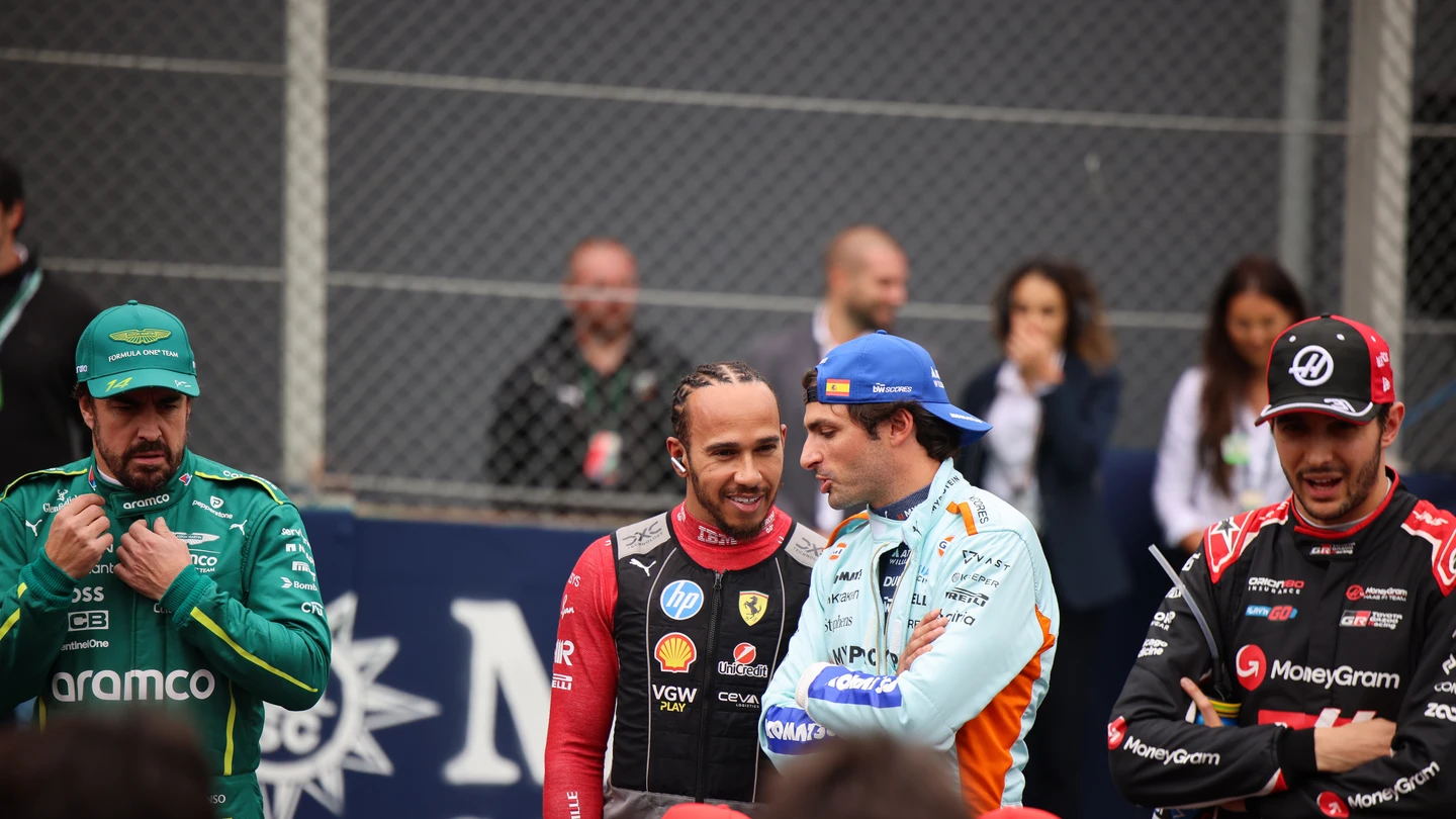 Alonso, Hamilton y Sainz Alonso, Hamilton y Sainz