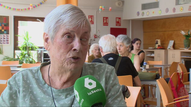 Carme, usuaria de la Residencia de Gr&aacute;cia