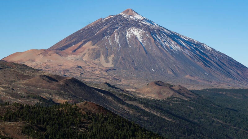 Imagen de archivo de las Ca&ntilde;adas del Teide, zona en la que se ha registrado en los &uacute;ltimos 10 a&ntilde;os actividad s&iacute;smica an&oacute;mala.