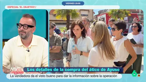 Antonio Maestre lo tiene "bastante claro" sobre el ático de Ayuso: "Ella buscaba casa y se la compró con este dinero" Antonio Maestre tiene "muchas ganas" de que se conozca el expediente de compraventa del ático de Ayuso porque "nos va a dar mucha información". Sin embargo, considera que el caso está claro: "Ayuso buscaba casa y se la compró".