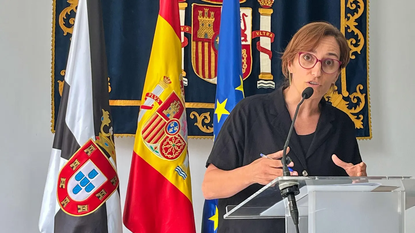 Mónica García, en Ceuta Mónica García, en Ceuta