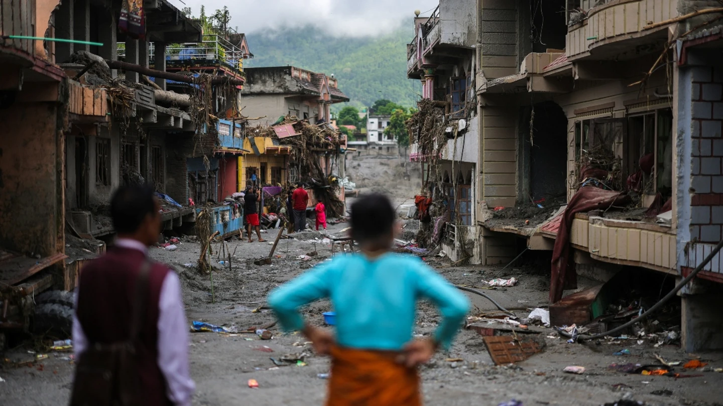 Consecuencias de la riada en Nepal Consecuencias de la riada en Nepal