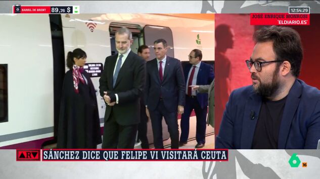 Monrosi, sobre la ausencia de Felipe VI en Ceuta: "Es el momento de que vaya, las condiciones lo requieren"