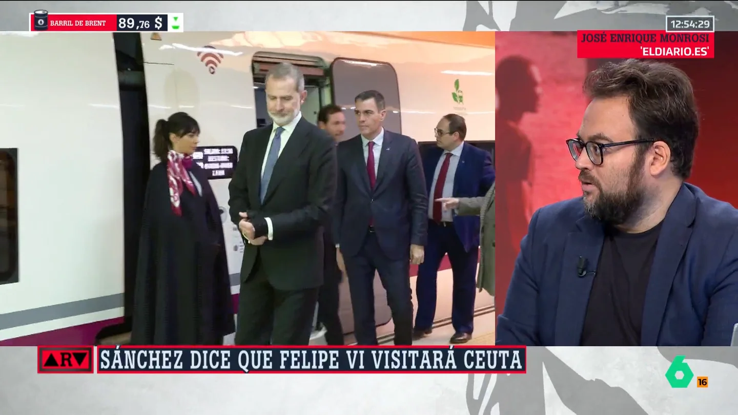 Monrosi, sobre la ausencia de Felipe VI en Ceuta: "Es el momento de que vaya, las condiciones lo requieren" Monrosi, sobre la ausencia de Felipe VI en Ceuta: "Es el momento de que vaya, las condiciones lo requieren"