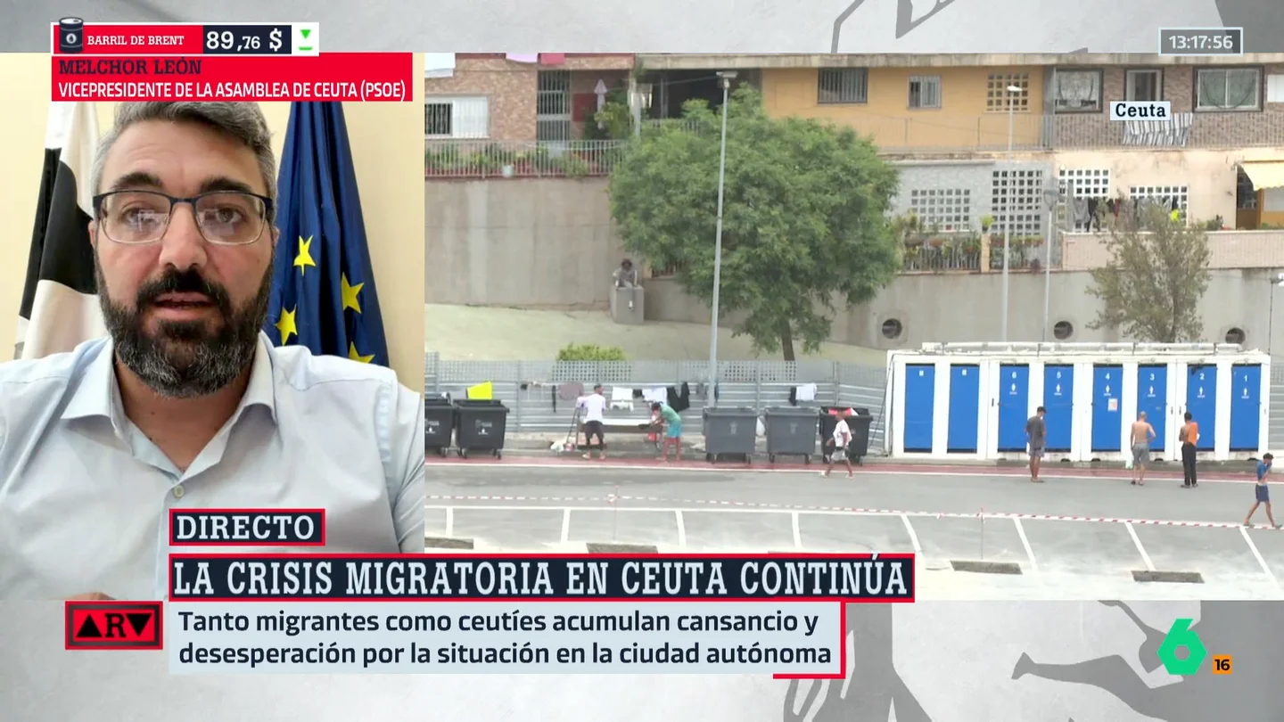 Melchor León, vicepresidente de la Asamblea de Ceuta, carga contra Sánchez: "Para lo que ha dicho, que siga de vacaciones" Melchor León, vicepresidente de la Asamblea de Ceuta, carga contra Sánchez: "Para lo que ha dicho, que siga de vacaciones"