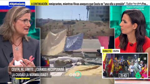 Carmela R&iacute;os, periodista y profesora de Ceuta, explica que en su ciudad las emociones van "d&iacute;a a d&iacute;a", pero no est&aacute; preocupada por la convivencia: "Todo el mundo sabe que sobrevivimos porque convivimos".