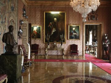 Sal&oacute;n Estuardo del Palacio de Liria, en Madrid