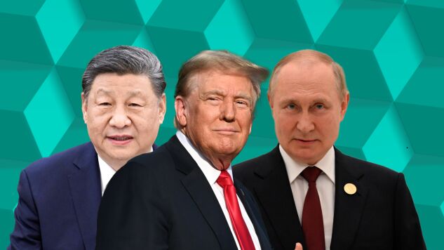 Xi Jinping, Donald Trump y Vladimir Putin