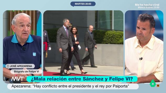 Jos&eacute; Apezarena asegura que "el rey no va a ir a Ceuta en muchos meses" para evitar el enfado de Marruecos y asegura que, en estos momentos, la relaci&oacute;n entre Felipe VI y Mohamed VI no es buena, a pesar de que "se conoc&iacute;an desde peque&ntilde;os".