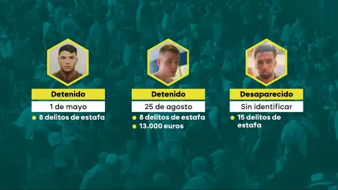 Los tres falsos turistas que realizan estafas por Barcelona Los tres falsos turistas que realizan estafas por Barcelona
