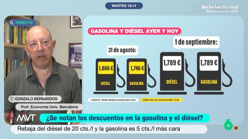 Gonzalo Bernardos afirma que vivimos "en una econom&iacute;a trumpista": "La incertidumbre es absoluta"