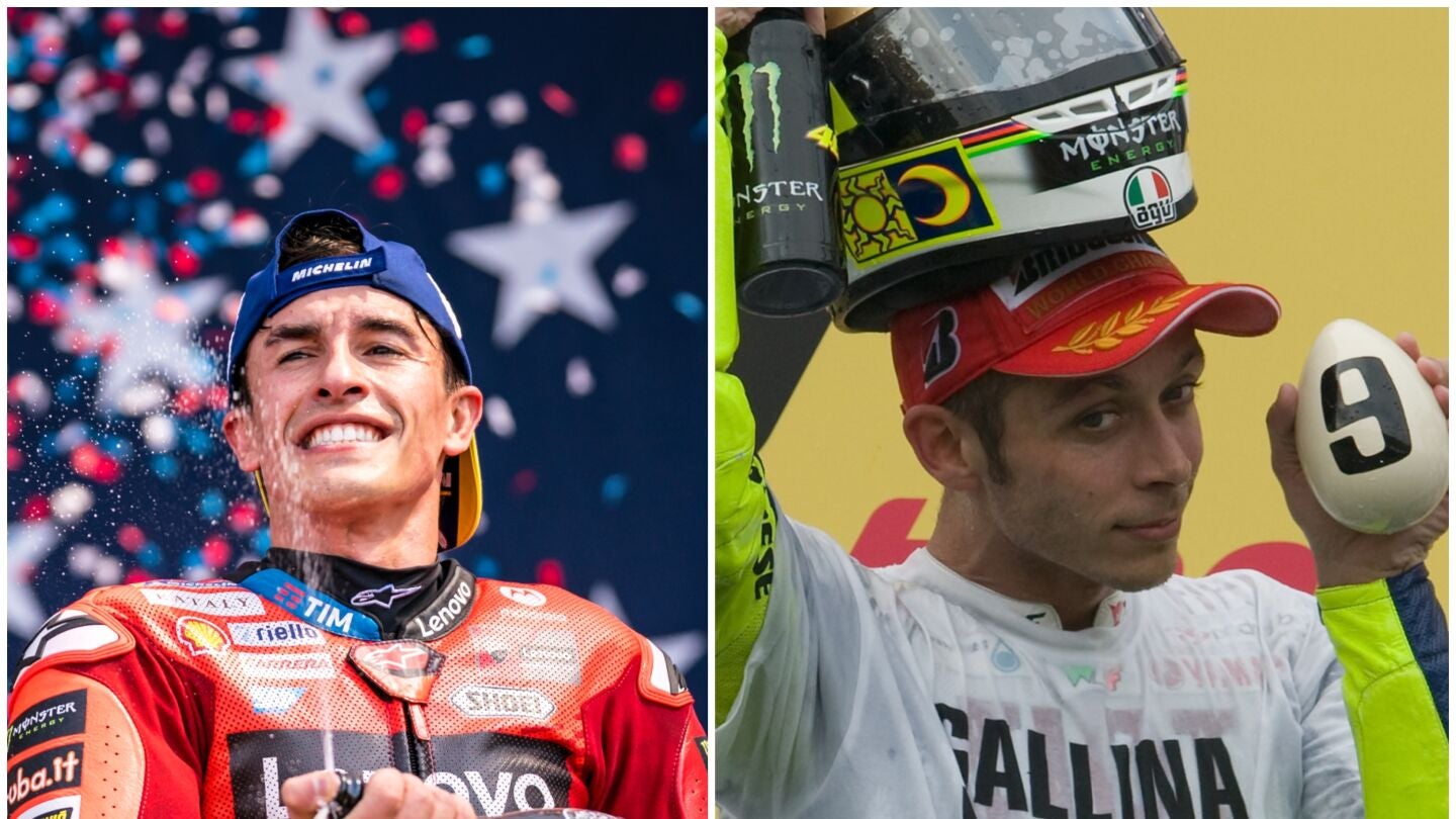 Marc M&aacute;rquez y Valentino Rossi