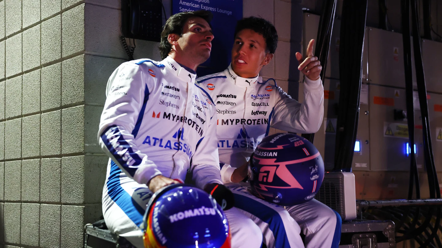 Carlos Sainz y Alex Albon Carlos Sainz y Alex Albon