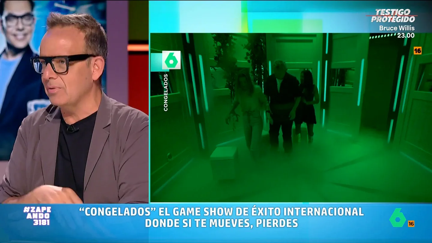 Àngel Llàcer presenta 'Congelados' y 'Una fiesta de muerte': "Son dos programas divertidísimos" Ambos formatos, que se emitirán en Antena 3, cuentan entre sus participantes con zapeadores. Descubre quiénes son en el vídeo principal.