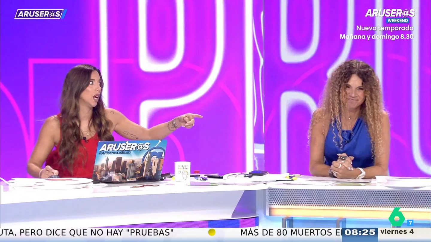 Esto es lo que ha susurrado Alfonso Arús en directo a Tatiana Arús sobre Angie Cárdenas Esto es lo que ha susurrado Alfonso Arús en directo a Tatiana Arús sobre Angie Cárdenas