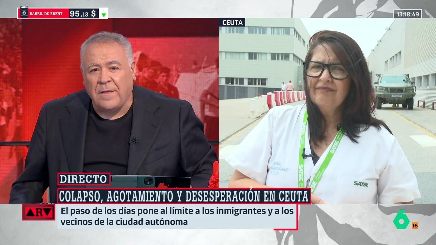 SATSE asegura que el "miedo y la sobrecarga" permanecen en Ceuta: "El personal no puede más, pide auxilio" SATSE asegura que el "miedo y la sobrecarga" permanecen en Ceuta: "El personal no puede más, pide auxilio"