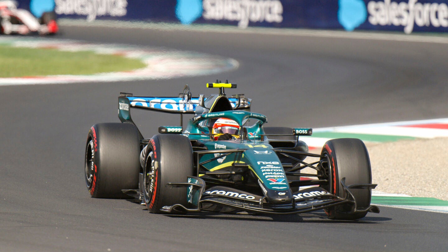 Fernando Alonso en el GP de Italia