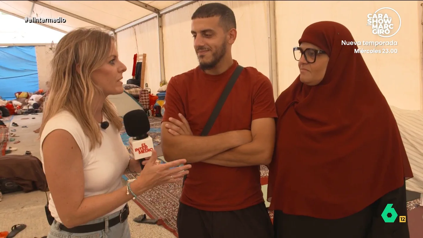 Abdellah Mustafa, presidente de la Asociación de Vecinos Sidi Embarek: "Tengo que decirlo, Ceuta es antifascista" Esta asociación ha levantado un campamento para así poder alojar a las mujeres y niñas migrantes que cruzaron el pasado julio la frontera de Marruecos con España, y, de esta manera, intentar protegerlas.