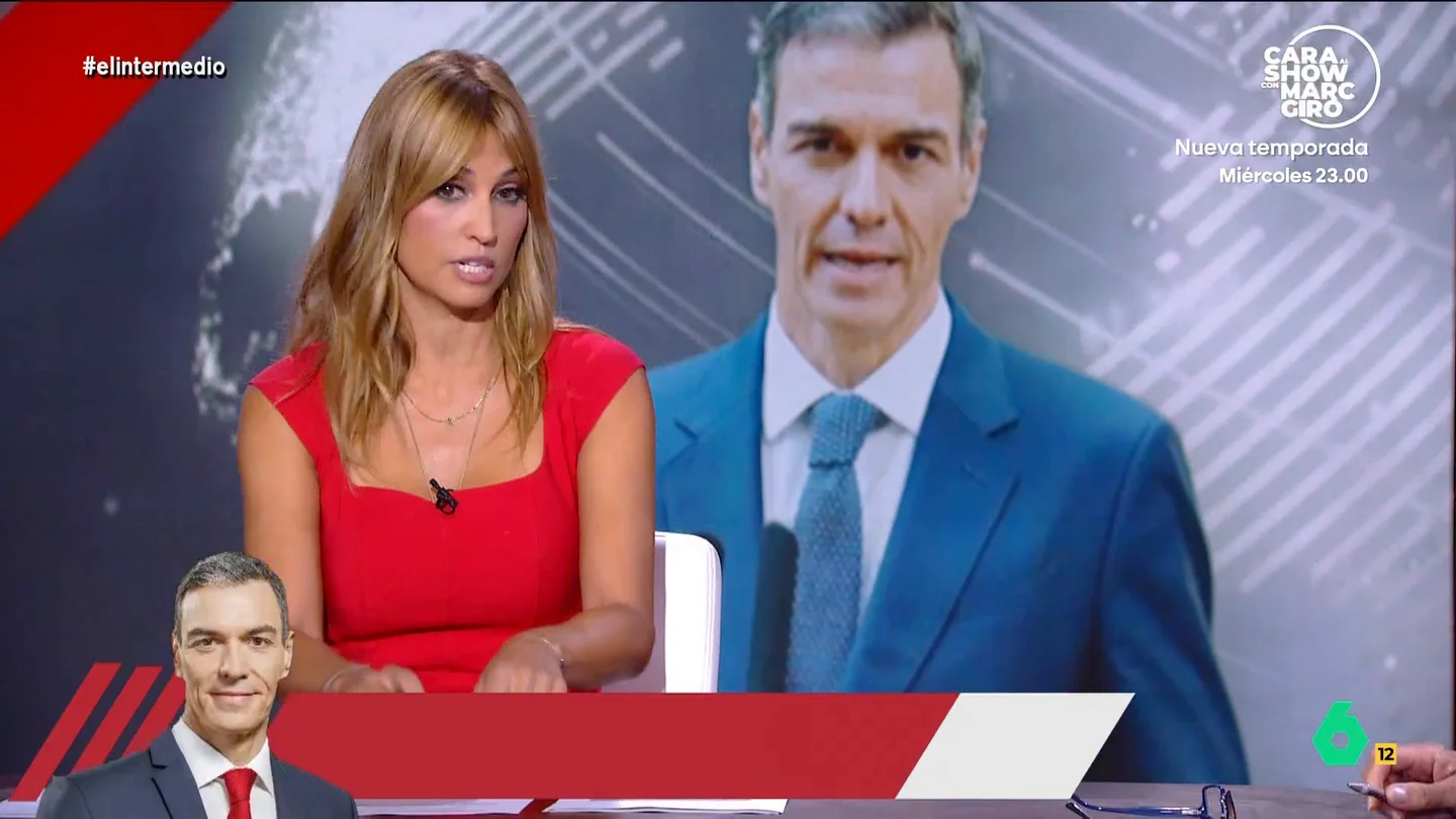 Pedro Sánchez estará en El Intermedio el próximo lunes, 14 de septiembre El presidente del Gobierno será entrevistado la próxima semana en el programa de actualidad y temas sociales de laSexta en plena crisis migratoria en Ceuta.