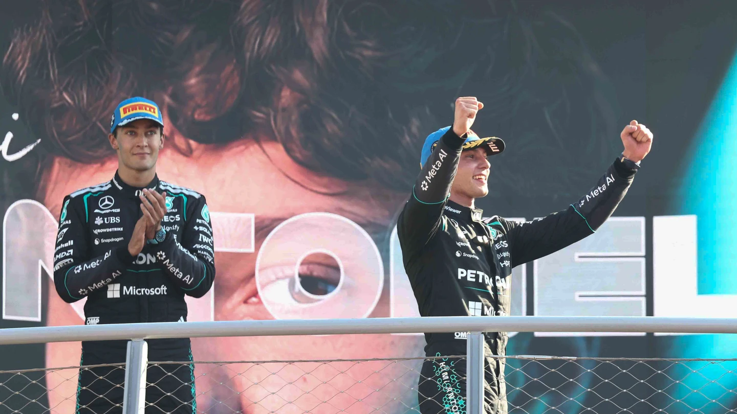 George Russell y Kimi Antonelli George Russell y Kimi Antonelli