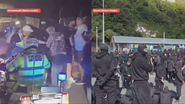 Ultras de Plataforma Patriota se manifiestan en distintas ciudades de Reino Unido