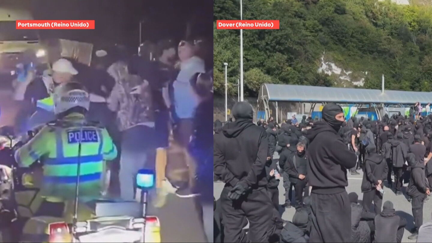 Ultras de Plataforma Patriota se manifiestan en distintas ciudades de Reino Unido