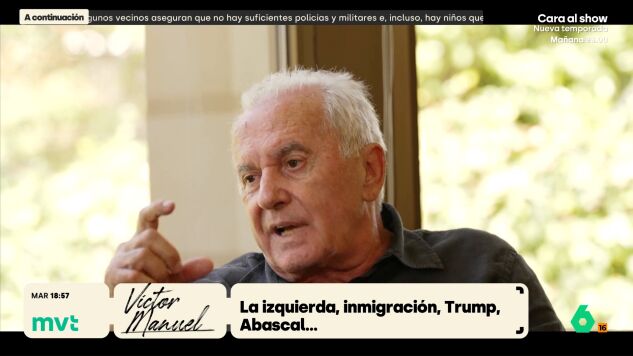 V&iacute;ctor Manuel conversa con I&ntilde;aki L&oacute;pez de su carrera musical, la dura experiencia con su madre con alzh&eacute;imer y la situaci&oacute;n pol&iacute;tica de Espa&ntilde;a y el mundo, con el auge de la extrema derecha y los discursos contra la inmigraci&oacute;n.
