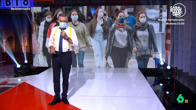El presentador de El Intermedio hace una particular reflexi&oacute;n sobre la crisis migratoria que se est&aacute; viviendo en Ceuta y como ese "virus del odio" est&aacute; provocando que se lleven a cabo actos "propios de descerebrados".