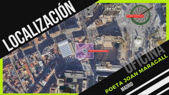Ubicaci&oacute;n de la oficina que Planifica Madrid ya ten&iacute;a cuando se compr&oacute; el &aacute;tico