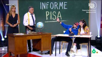Seg&uacute;n el informe Pisa, el nivel de los estudiantes espa&ntilde;oles en algunas disciplinas es como si hubieran perdido dos cursos. En este v&iacute;deo, Sandra Sabat&eacute;s explica las causas a dos 'estudiantes', In&eacute;s Rodr&iacute;guez y Dani Mateo, m&aacute;s interesados en 'farmear aura'.