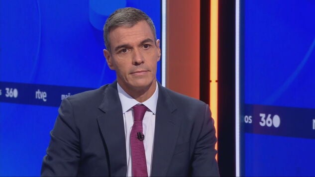 El presidente del Gobierno, Pedro S&aacute;nchez, en una entrevista en TVE
