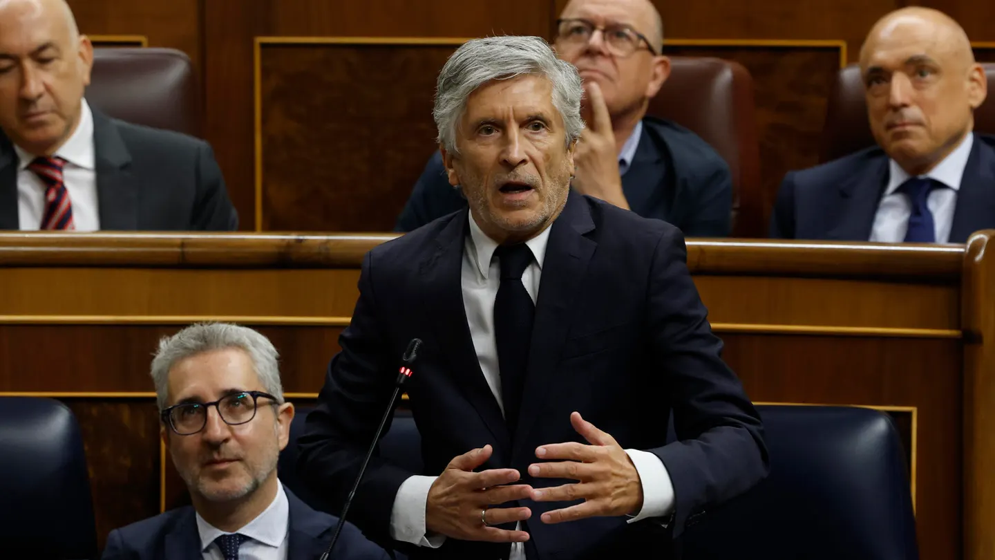El ministro del Interior interviene durante la primera sesión de control El ministro del Interior interviene durante la primera sesión de control