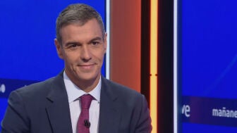 El presidente del Gobierno, Pedro S&aacute;nchez, en una entrevista en 'TVE', el 9 de septiembre de 2026.