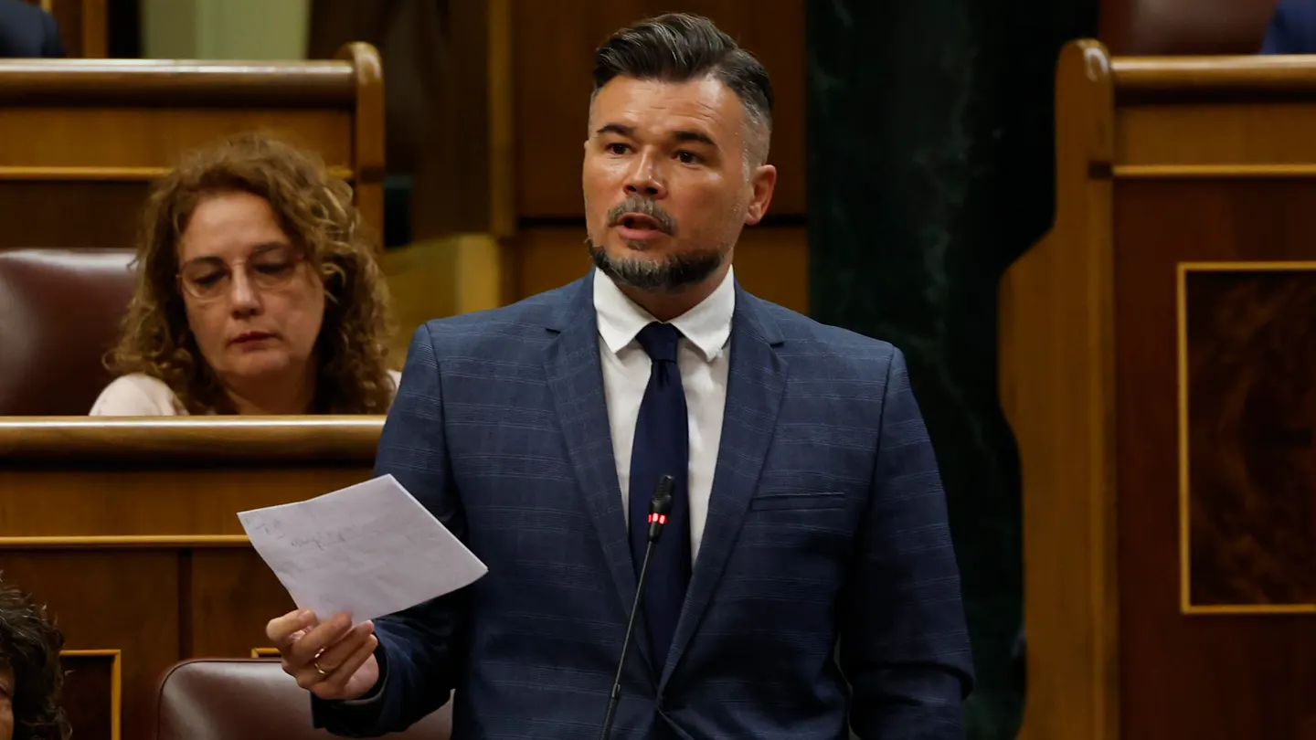 El portavoz de ERC, Gabriel Rufián El portavoz de ERC, Gabriel Rufián